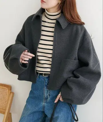 Discoat [경량/멀티 활약] 중공사 지퍼 자켓