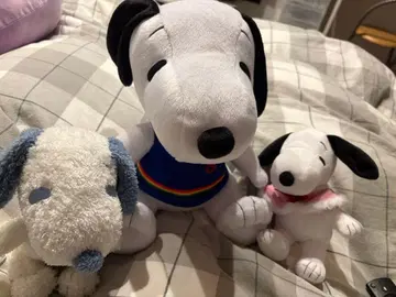 스누피 봉제 인형 3개 세트