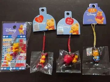 곰돌이 푸 스트랩 4개 세트