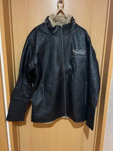 Norton 노튼 인조 가죽 자켓 보아 안감 포함 XL(LL) 사이즈