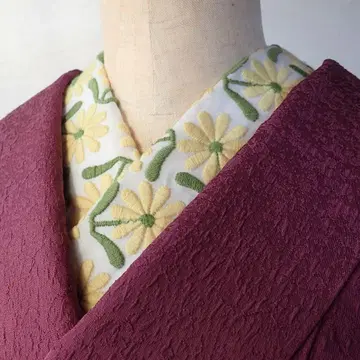 장식용 깃 데이지 플라워 자수