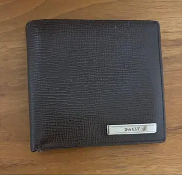 BALLY 발리 접이식 지갑 월렛 브라운 천연 가죽
