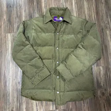 The North Face 코듀로이 다운 자켓 올리브