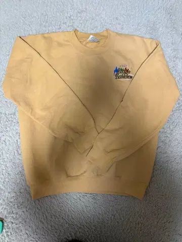 GILDAN 베이지 맨투맨 Come Back to Bethlehem