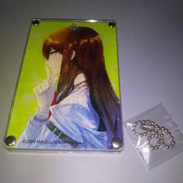 STEINS;GATE 슈타인즈게이트 아크릴 패스 케이스 마키세 크리스