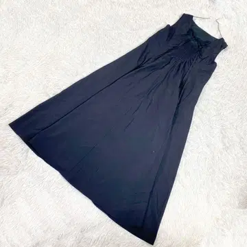 미스트라다 슬리브리스 원피스 롱 기장 블랙 38 사이즈