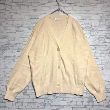 애프터눈 티 옷장 가디건 베이지 [ L ] 새상품급 긴팔 니트