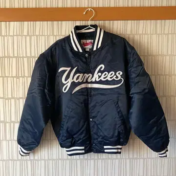 Yankees 바시티 자켓 네이비 M 사이즈