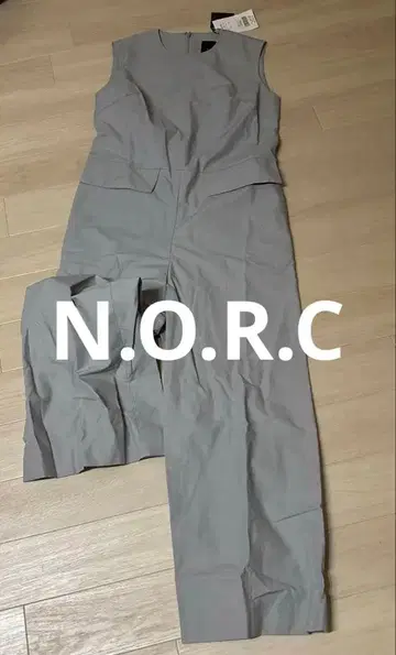 택 포함 새상품 N.O.R.C 올인원 블루 그레이 정가 22000엔