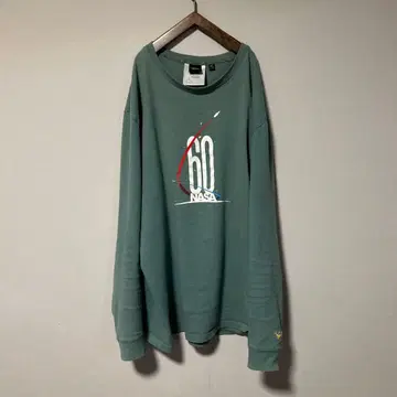 NASA 60주년 기념 XL 그린 긴팔 티셔츠