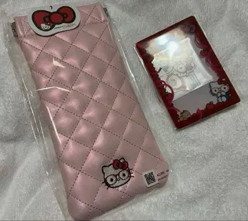 새상품 OWNDAYS Hello Kitty 안경 케이스와 스티커