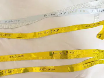 Hey! Say! JUMP S say 은색 테이프 화이트 골드 풀 4개