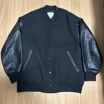 SHIPS any 블랙 바시티 자켓 F 사이즈