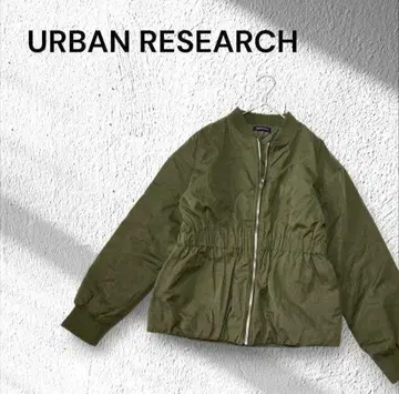 URBAN RESEARCH 패딩 봄버 자켓 올리브 카키