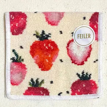 페이러 손수건 파우치 스트로베리 도트