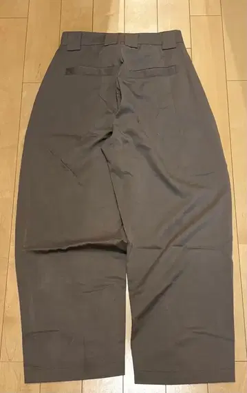 브라운 와이드 슬랙스