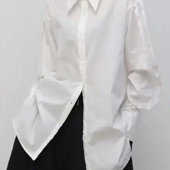 New product) Threetimes vintage frill shirt white m #쓰리타임즈 