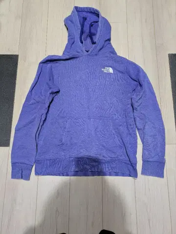 THE NORTH FACE 퍼플 후드 부착 후드티