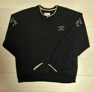 Cutter & Buck 블랙 맨투맨 L