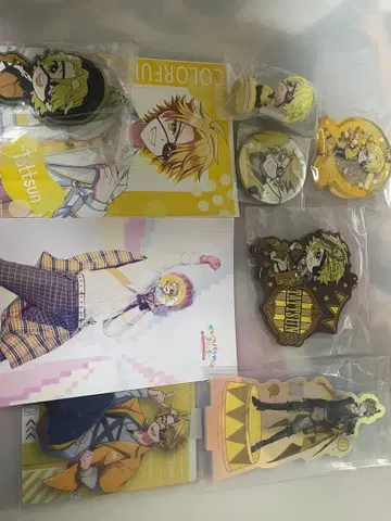 컬러풀 피치 타츠 씨 굿즈 8점 세트