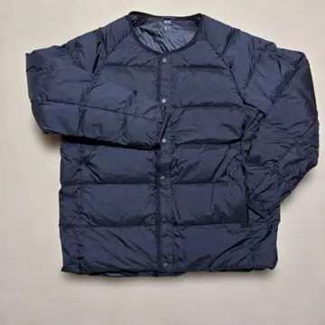 XL 미사용 리사이클 다운 자켓 UNIQLO 다운 블랙