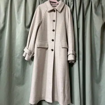 프리즈마트 베이지 롱 코트