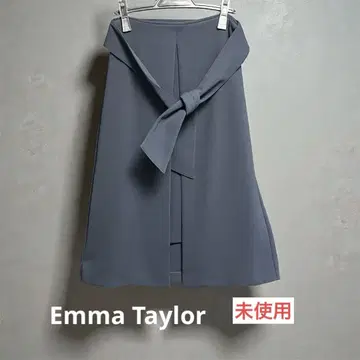 엠마 테일러 네이비 레이어드 룩 스커트 사이즈 38 M 미사용