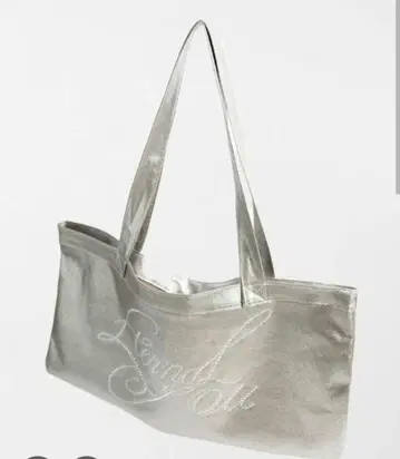 ETERNAL YOU 실버 토트백