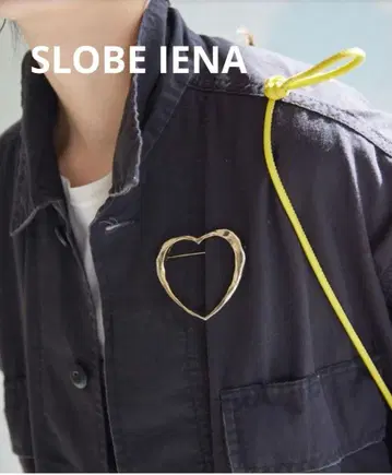 SLOBE IENA 슬로브 이에나 하트 브로치