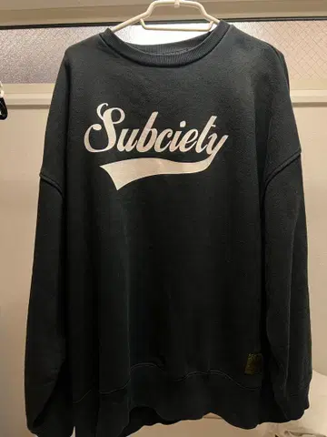 subciety 맨투맨 트레이닝복