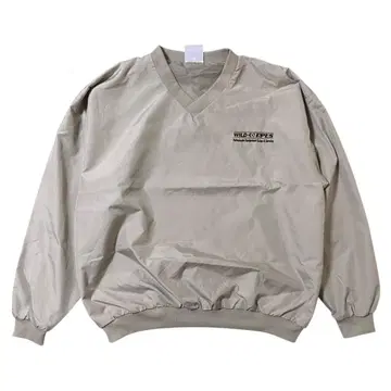 USA 구제 의류 기업 로고 자수 풀오버 자켓 V넥 H538