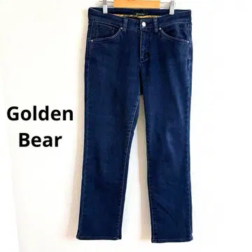 Golden Bear 스트레이트 데님 팬츠 블루 속기모 70 남성용
