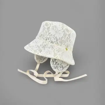 CA4LA 레이스 보닛 스타일 햇 핑크