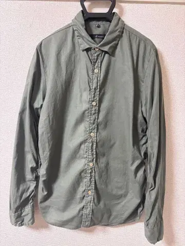 Johnbull 올리브색 긴팔 셔츠