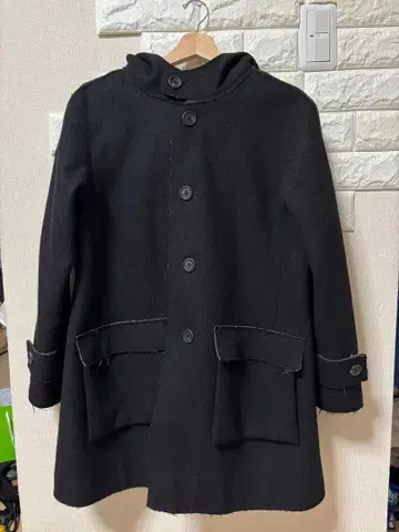 투모로우랜드 에디션 EDITION 캐시미어 혼방 울 모즈 코트