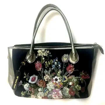 새상품급 Think Bee! 꽃무늬 자수 토트백 반짝이