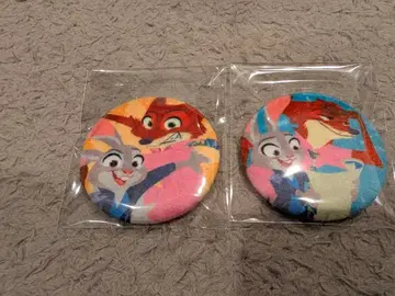 주토피아 복슬복슬 캔뱃지 세트