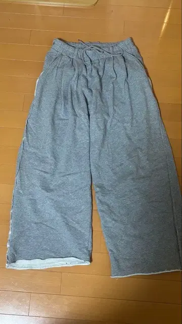 SINSS 2턱 스웨트 팬츠 벨트 루프 포함