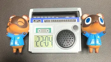 동물의 숲 제일복권 라스트원상 디지털 시계 밤돌이, 너굴이 약 10cm