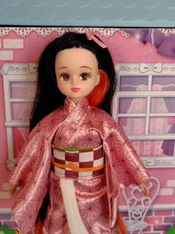 리카짱 인형 귀멸의 칼날 콜라보 네즈코