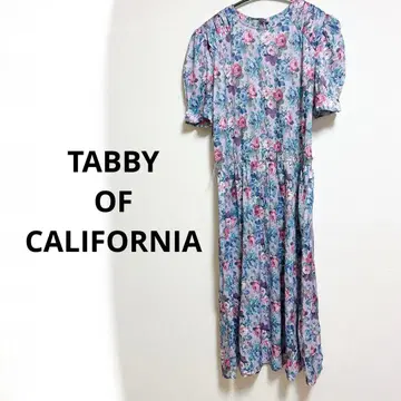 TABBY OF CALIFORNIA 꽃무늬 롱 원피스 여성용