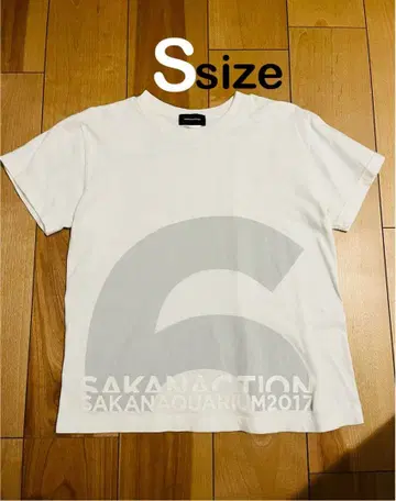 사카낙션 6.1ch 사운드 어라운드 티셔츠 S 사이즈 화이트