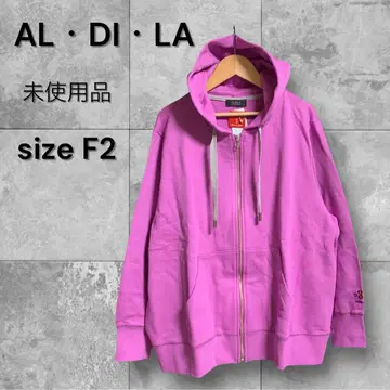 미사용 새상품 AL DI LA 알디라 후드티 F2 핑크 후디