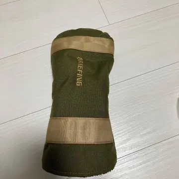 BRIEFING 드라이버용 골프헤드커버 올리브 그린