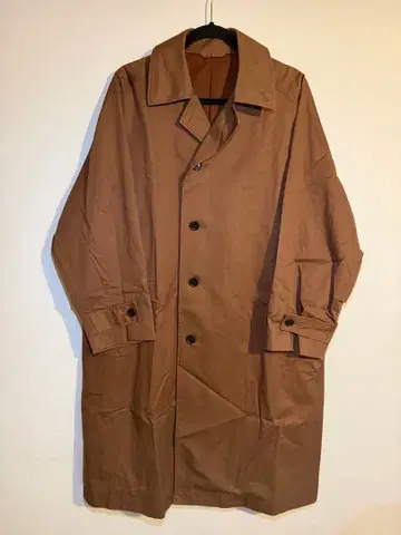 [ 첫 판매 세일 ] 유니클로 U 오버사이즈 스텐카라 코트 다크 브라운