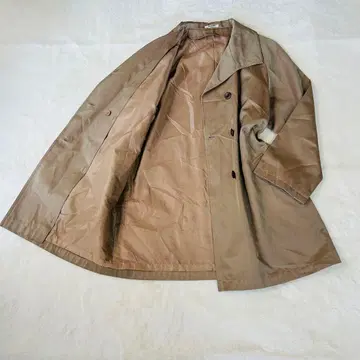 새상품급 온워드 카시야마 MEMORY 트렌치코트 L 11호 브라운 광택