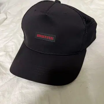BRIEFING 블랙 캡 메쉬 사이드