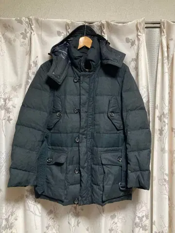 더반 DURBUN 다운 자켓 후드 부착 다크 그레이