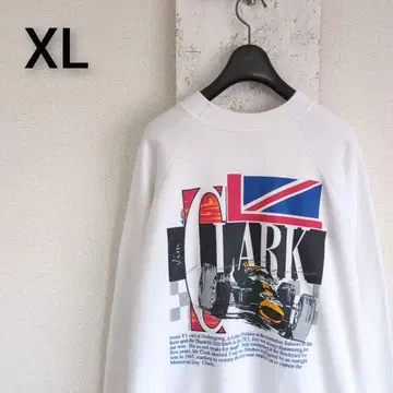 90s USA제 구제 의류 오니타 맨투맨 화이트 래글런 슬리브 XL