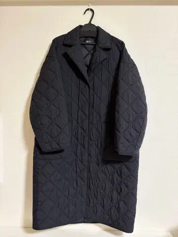 UNIQLO C 퀼팅 충전솜 롱 코트